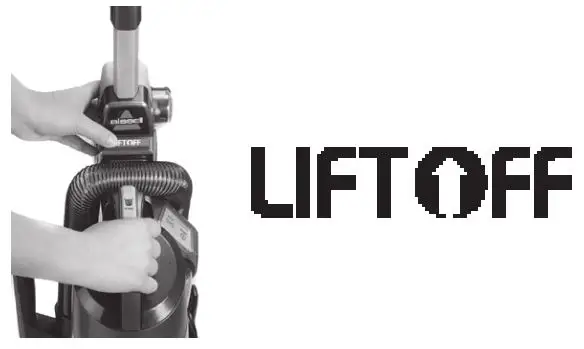 Bissell 9182 & 2763 Series Powerglide with Lift-Off Technology - Cleaning with the removable pod