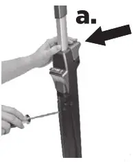 Bissell 9182 & 2763 Series Powerglide with Lift-Off Technology - Removing Handle