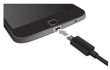 Lenovo lmoto Z - Charge up