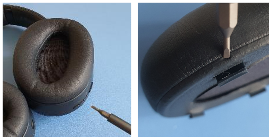 properly remove and re-assemble the ear cushions