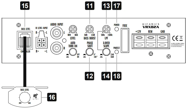 HIF-NICS Active Subwoofer System VRX82A - PROTECTION CIRCUIT