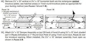 FIG 11 DUCTED INSTALLATION ONLY