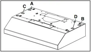 FIG 21 Install the Hood (EZ1 Bracket)