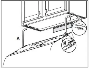 FIG 22 Install the Hood (EZ1 Bracket)
