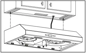 FIG 27 Install the Hood (Standard Installation)