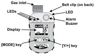 Honeywell ToxiRAE Pro LEL - MODE