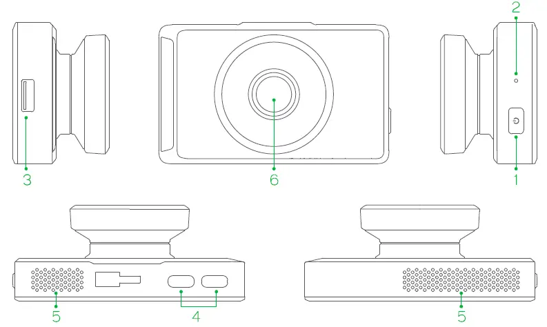 SURFOLA SD810 Dash Camera fig 1