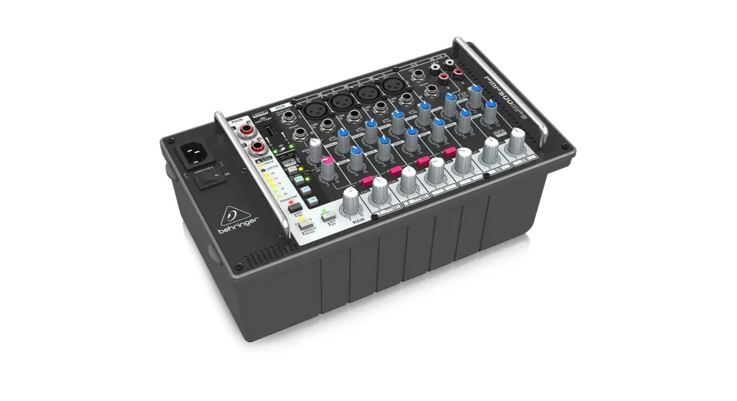 Behringer Pmp500mp3 Ultra-compact 500-watt 8-channel Powered Mixer User Guide
