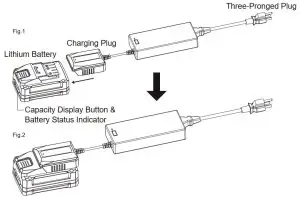 FIG 2 BATTERY MUST BE FULLY CHARGED BEFORE FIRST USE.JPG