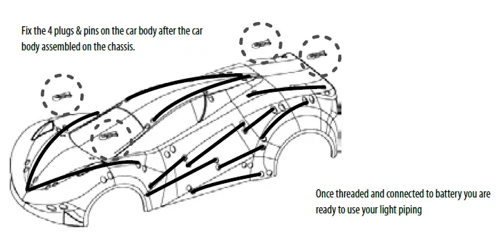 Wecool Toys LMT0001 LumiTek Neon Beast Monster Truck FIG-25