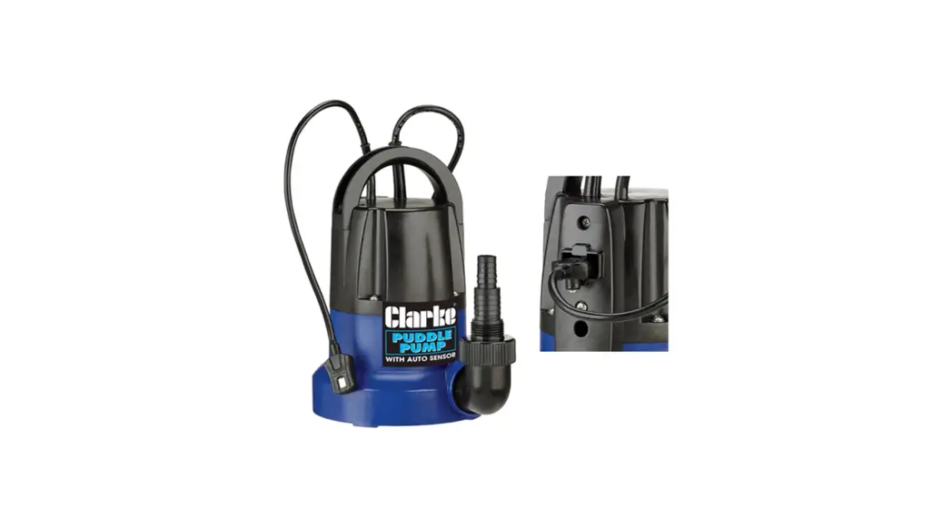 Clarke Psp105 250w Puddle Pump With Auto Sensor Instruction Manual