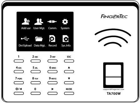 FINGeRTEC TA700W Biometrics Time Attendance System