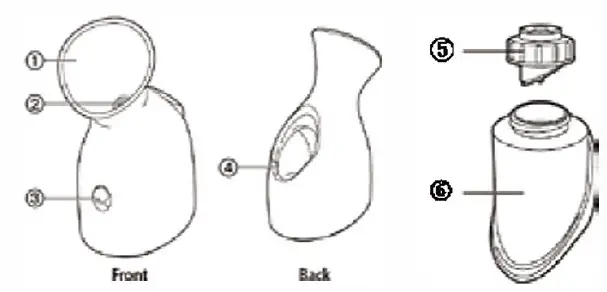 Queenwill B03 Facial Steamer fig 1