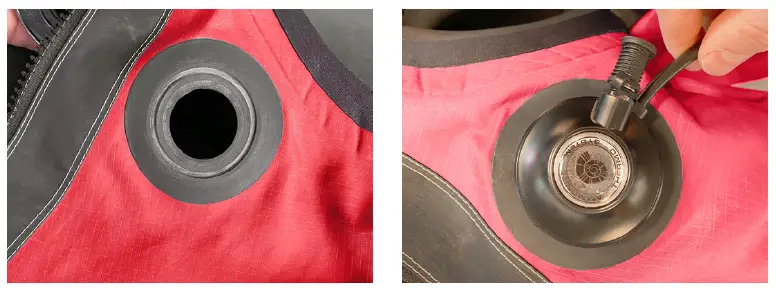 AMMONITE A360 T-Valve for Heated Suit Drysuit Accessory 4