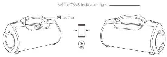 MIATONE MEGABOX Portable Bluetooth Speaker - Long press