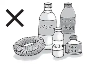 Do-Not-Use-following-items-illustration