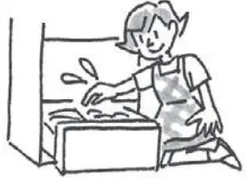 a drawing of a person