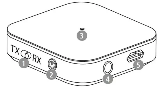 hama 00184154 Bluetooth Audio Transceiver Receiver - 1
