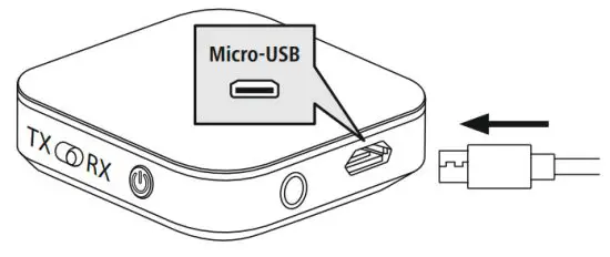 hama 00184154 Bluetooth Audio Transceiver Receiver - Charging