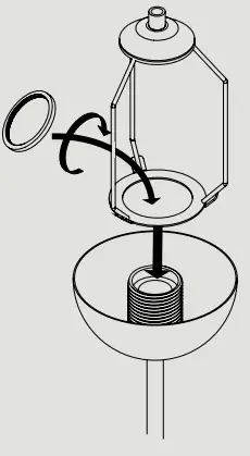 Tradition Flowerpot VP3 Table Lamp - Step 1