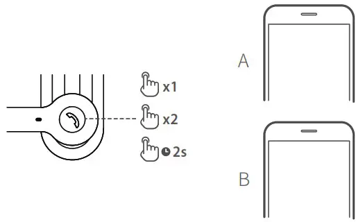 EDIFIER CC200 Wireless Mono Headset - Multiple calls
