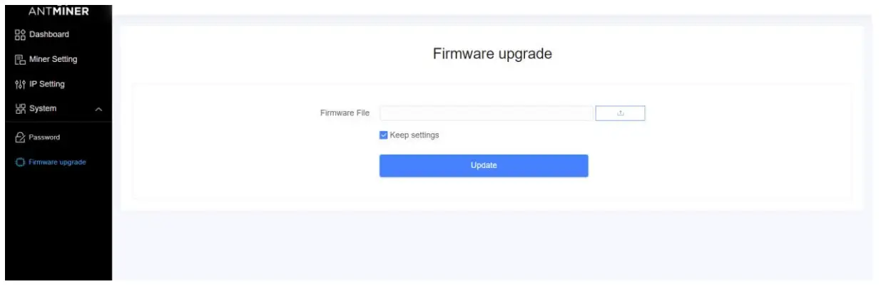ANTMINER S19j Pro Blockchain BTC Bitcoin Miner - Firmware Upgrade