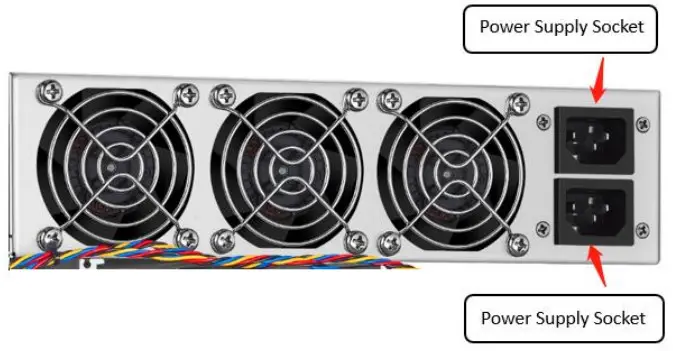 ANTMINER S19j Pro Blockchain BTC Bitcoin Miner - Power Supply