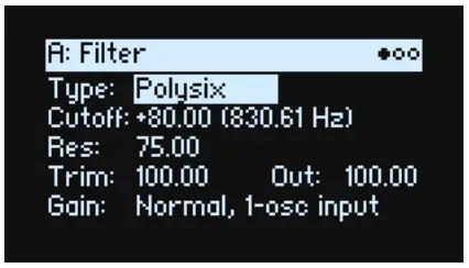 KORG Wavestate Wave Sequencing Synthesizer - Polysix filters