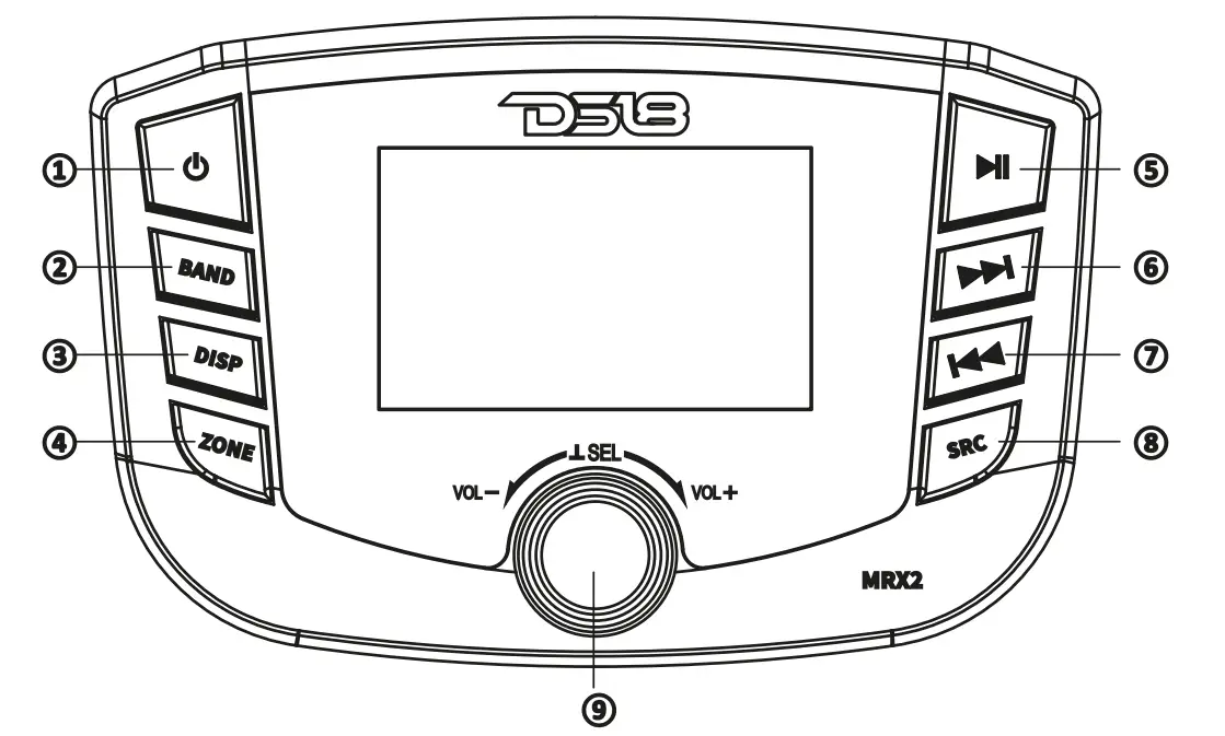 DS18 MARINE & POWERSPORT HEAD UNIT - fig