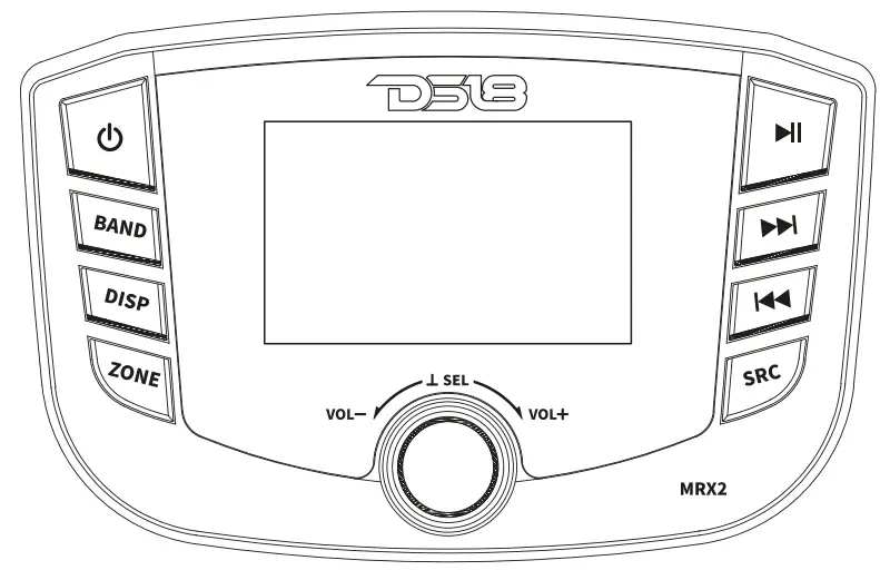 DS18 MARINE & POWERSPORT HEAD UNIT