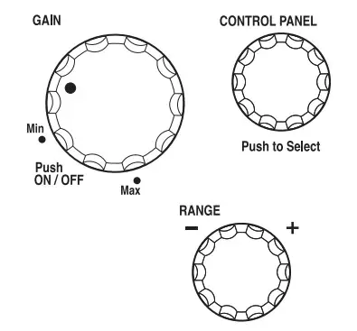 HUMMINBIRD TFX128 Fish Finder - CONTROL FUNCTIONS