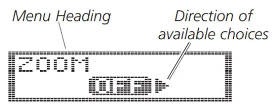HUMMINBIRD TFX128 Fish Finder - MENU LAYOUT