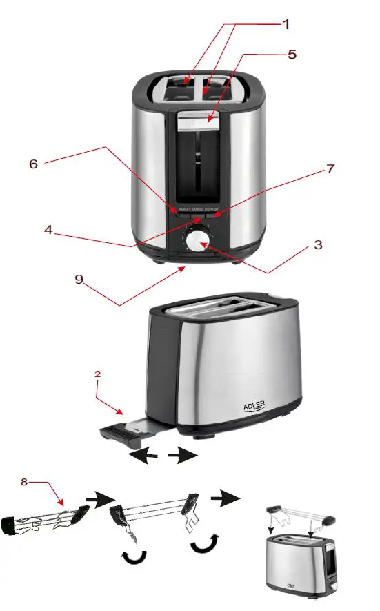 ADLER-AD-3214-900W-Toaster-fig1