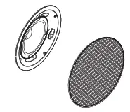 IDea FCS Series Professional Ceiling Speaker - grill slot