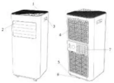 moa A010 Portable Room Air Conditioner - FIG 7