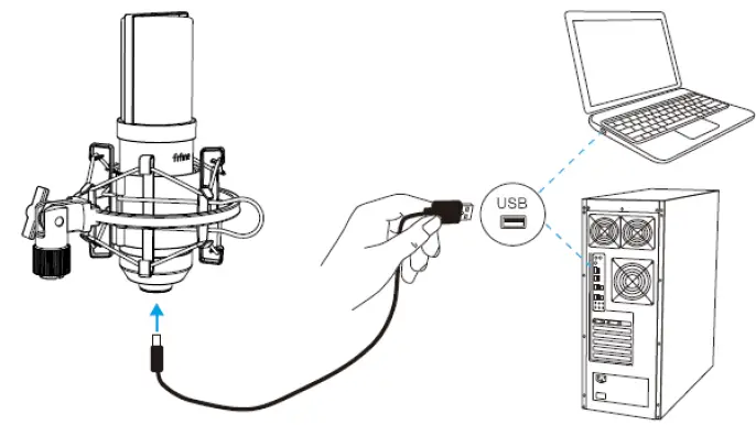 fifine T732 USB Microphone Kit-5