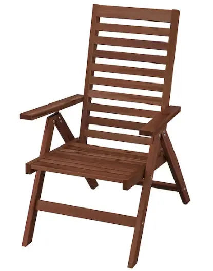 IKEA-404-13-31-Aepplaroe-Chair-Outdoor-Foldable-Brown-Stained-product