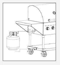 BACKYARD PRO 554LPG30 Liquid Propane Commercial Outdoor Grill- fig 3