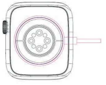 VIETA PRO MVR04Beat 4 Smartwatch - charging