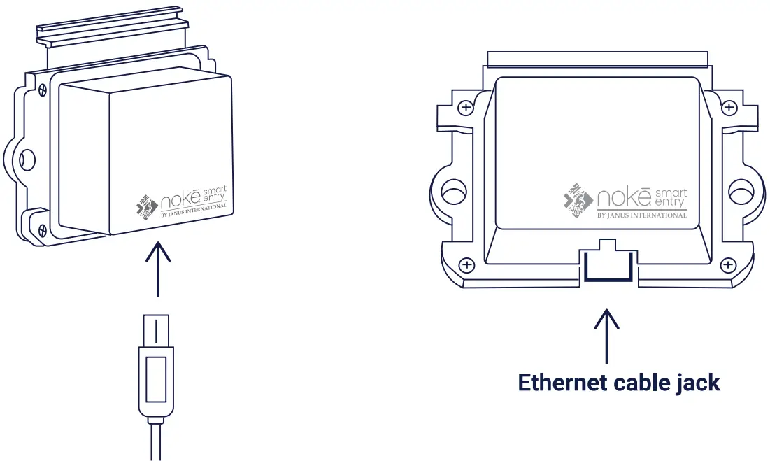 ATTACH ETHERNET CABLE