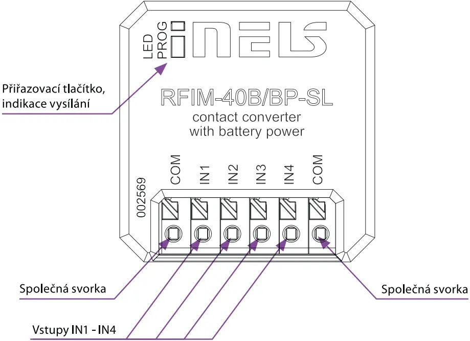 ELKOep RFIM-20B Wireless Contact Converter Device description A