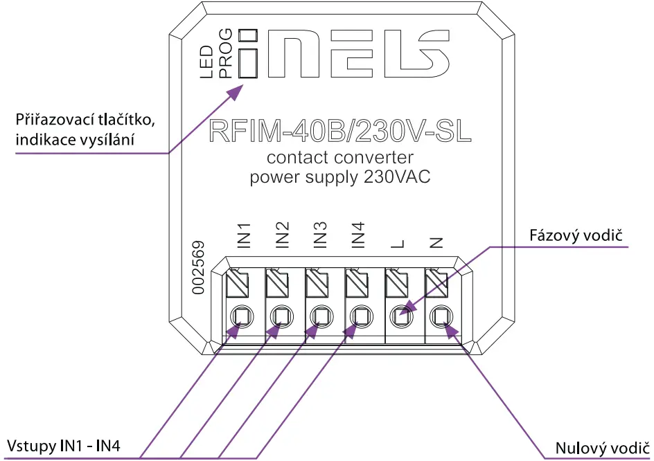 ELKOep RFIM-20B Wireless Contact Converter Device description