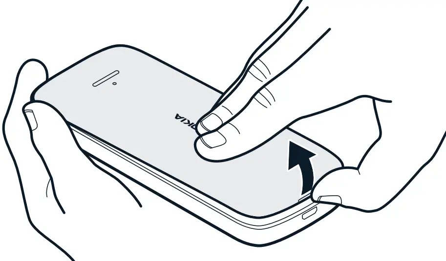 Insert the SIM and memory card