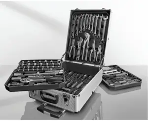 a computer sitting on top of a table