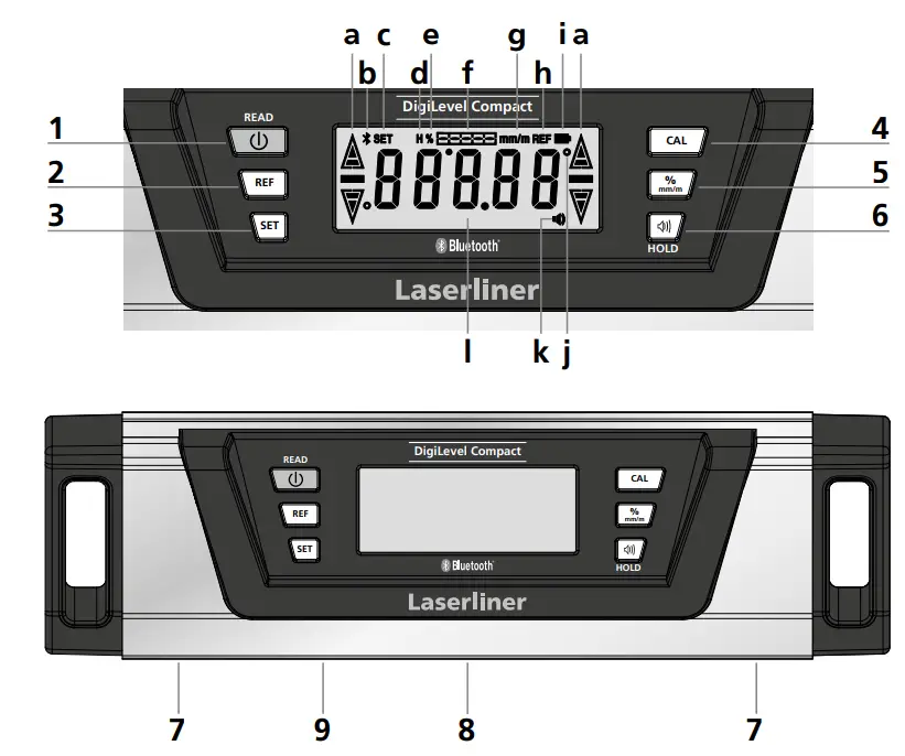 Laserliner 081280 DigiLevel Compact Digital Electronic Spirit Level-1