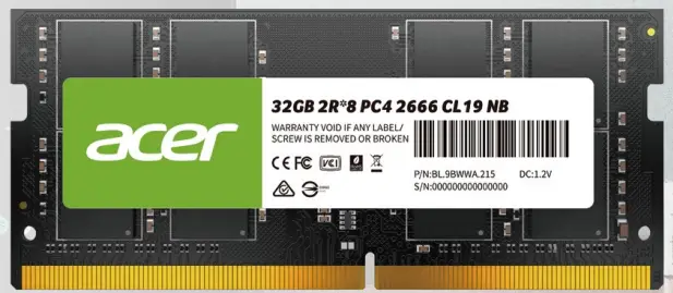 Acer SD100 Laptop Memory-fig1