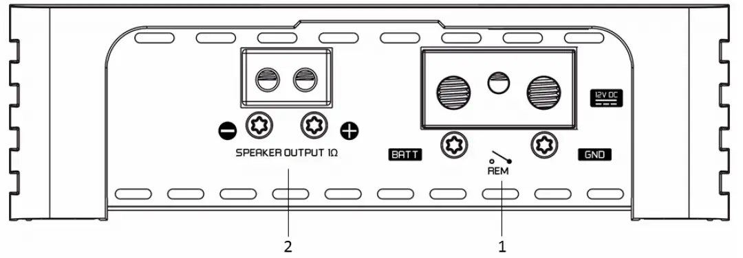 GROUND ZERO COMPETITION SERIES Amplifier - Connections