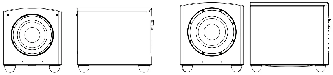GoldenEar Force Field Powered Subwoofers - fig