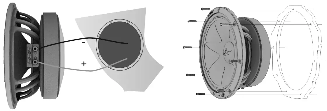 Deaf Bonce AP M61AC Apocalypse Series Mid Range Speakers - 12