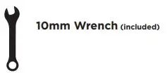 Westinghouse WGen Generator Instruction Manual - 10mm Wrench